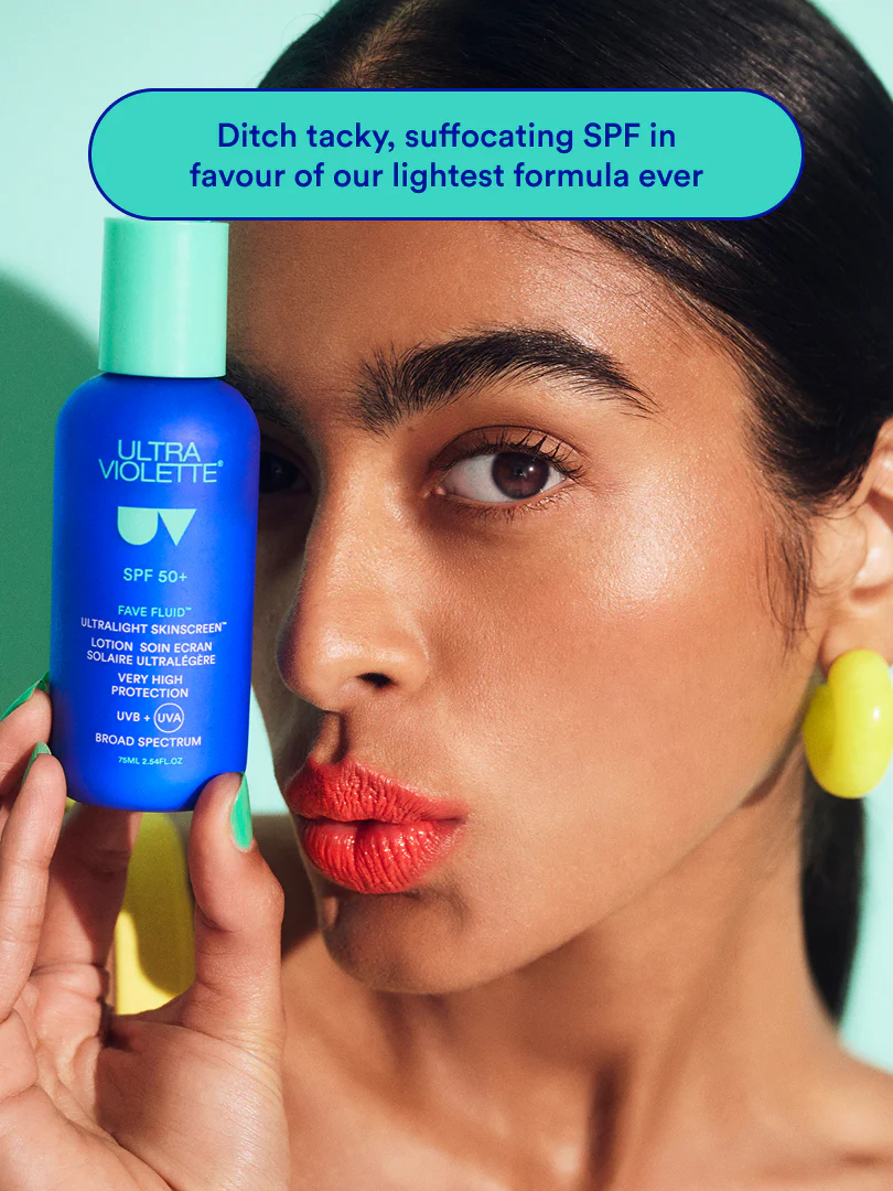 Fave Fluid SPF 50+ Ultralight Fragrance Free SKINSCREEN™ 75ml - Image 4